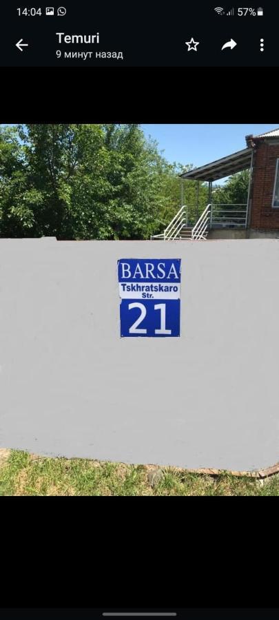 Ferienwohnung Barsa Zestafoni Exterior foto